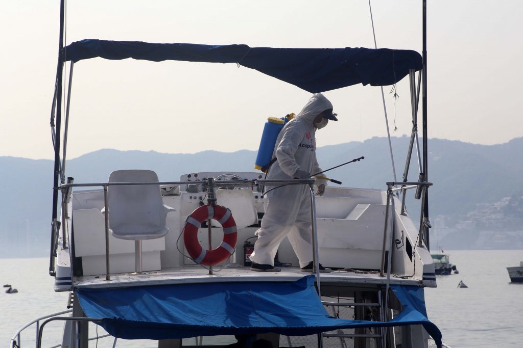  Somos especialistas en    sanitización de barcos.<br>